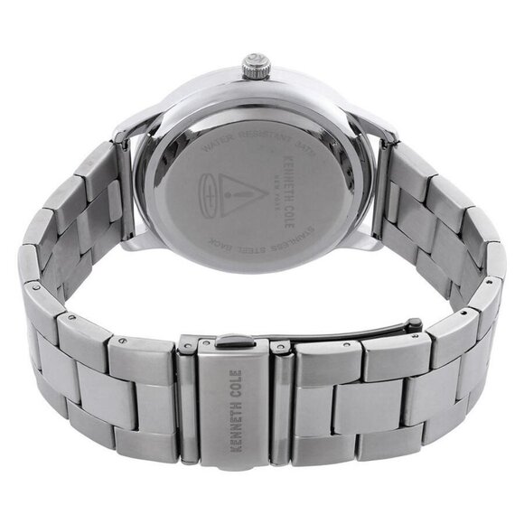 NWT Authentic Kenneth Cole New York Quartz Black Dial Men's Watch - Picture 3 of 3